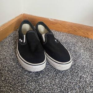 black slip on vans